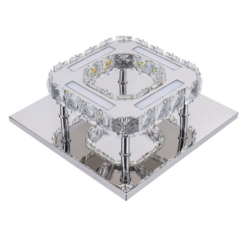 Modern Minimalist LED Crystal Ceiling Light