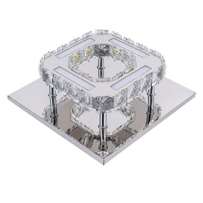 Modern Minimalist LED Crystal Ceiling Light